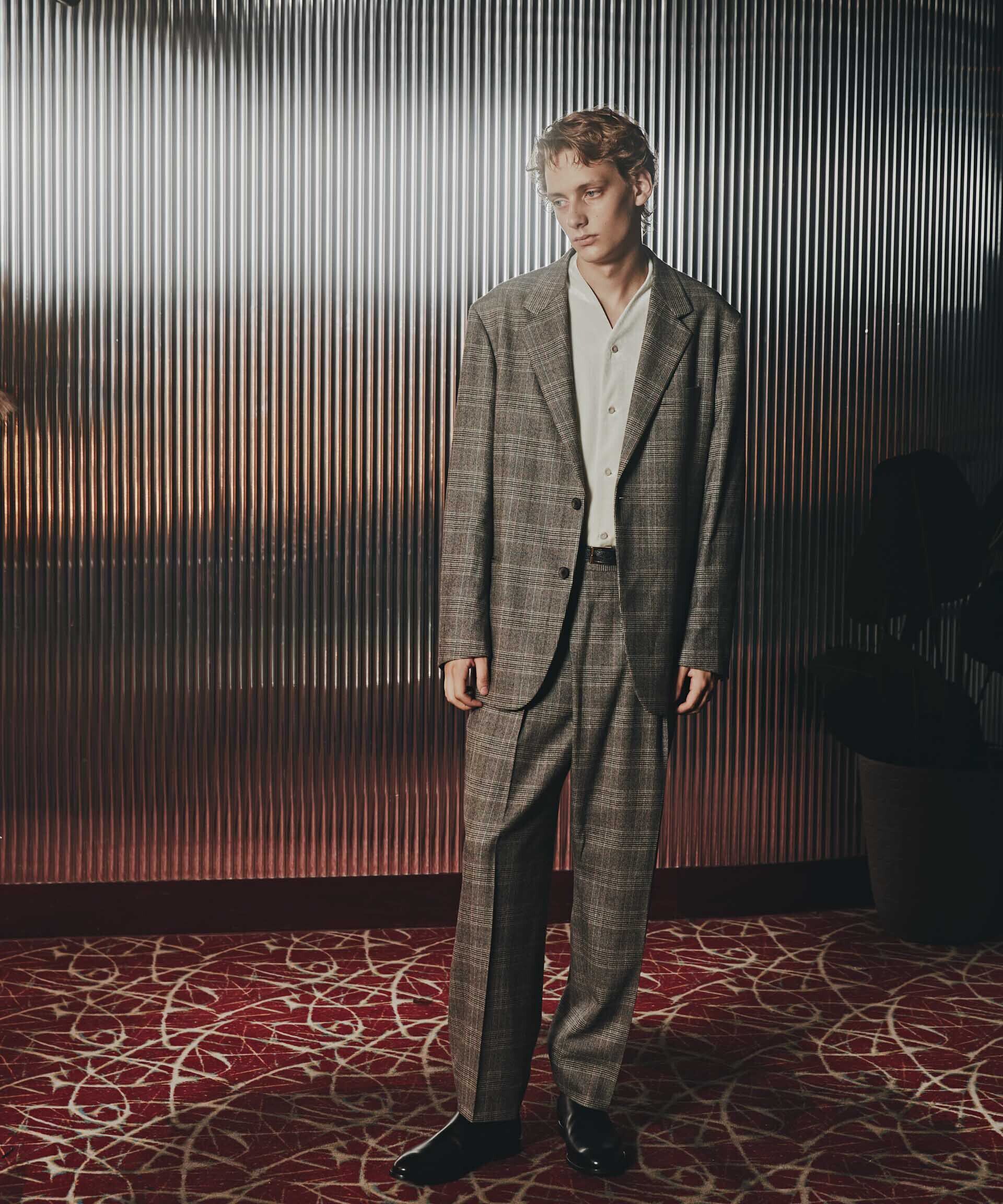 nano･universe「「ASSEMBLANC」2/60ウール2B サックジャケット(セットアップ可)」|スーツ|