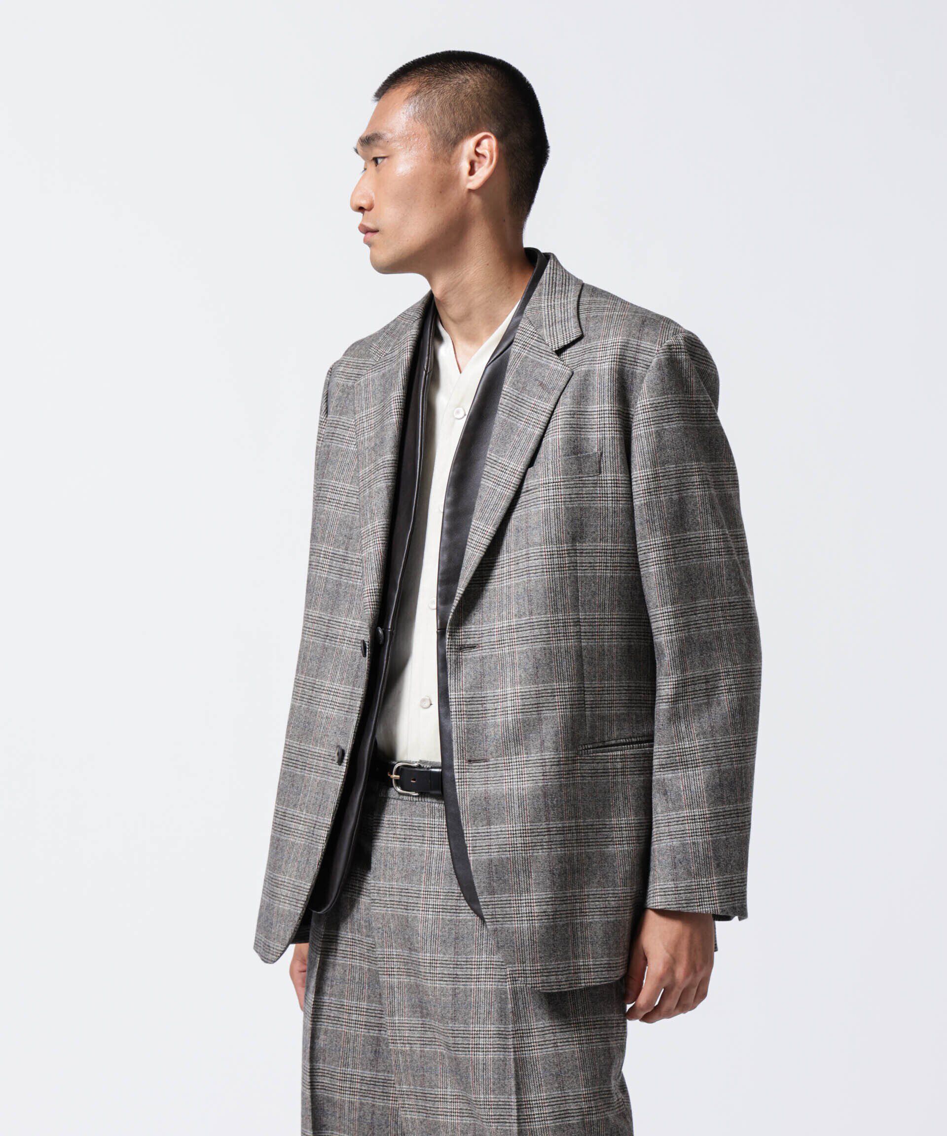 nano･universe「「ASSEMBLANC」2/60ウール2B サックジャケット(セットアップ可)」|スーツ|