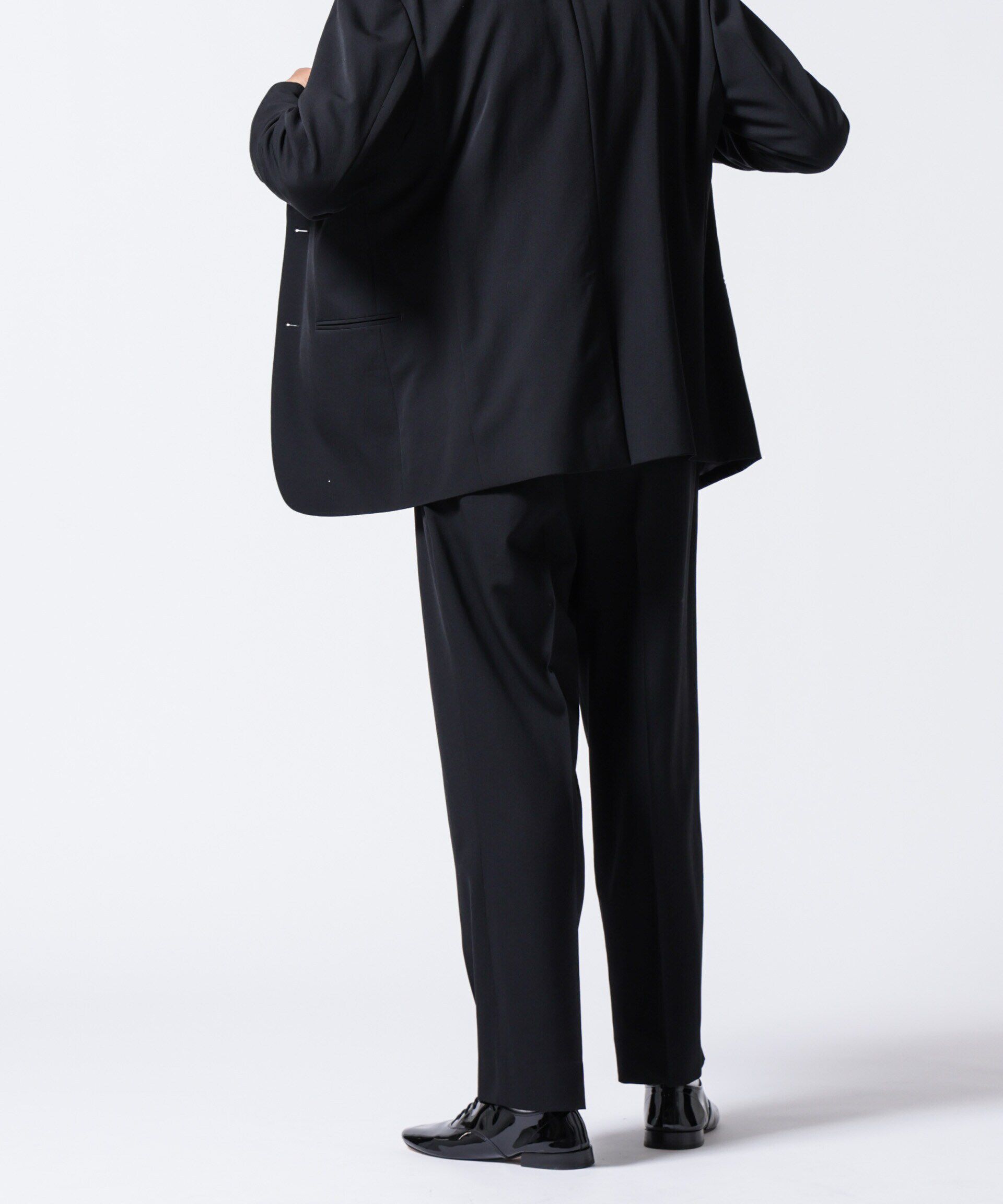 nano･universe「「ASSEMBLANC」2/60ウールラップディティールトラウザー(セットアップ可)」|スーツ|