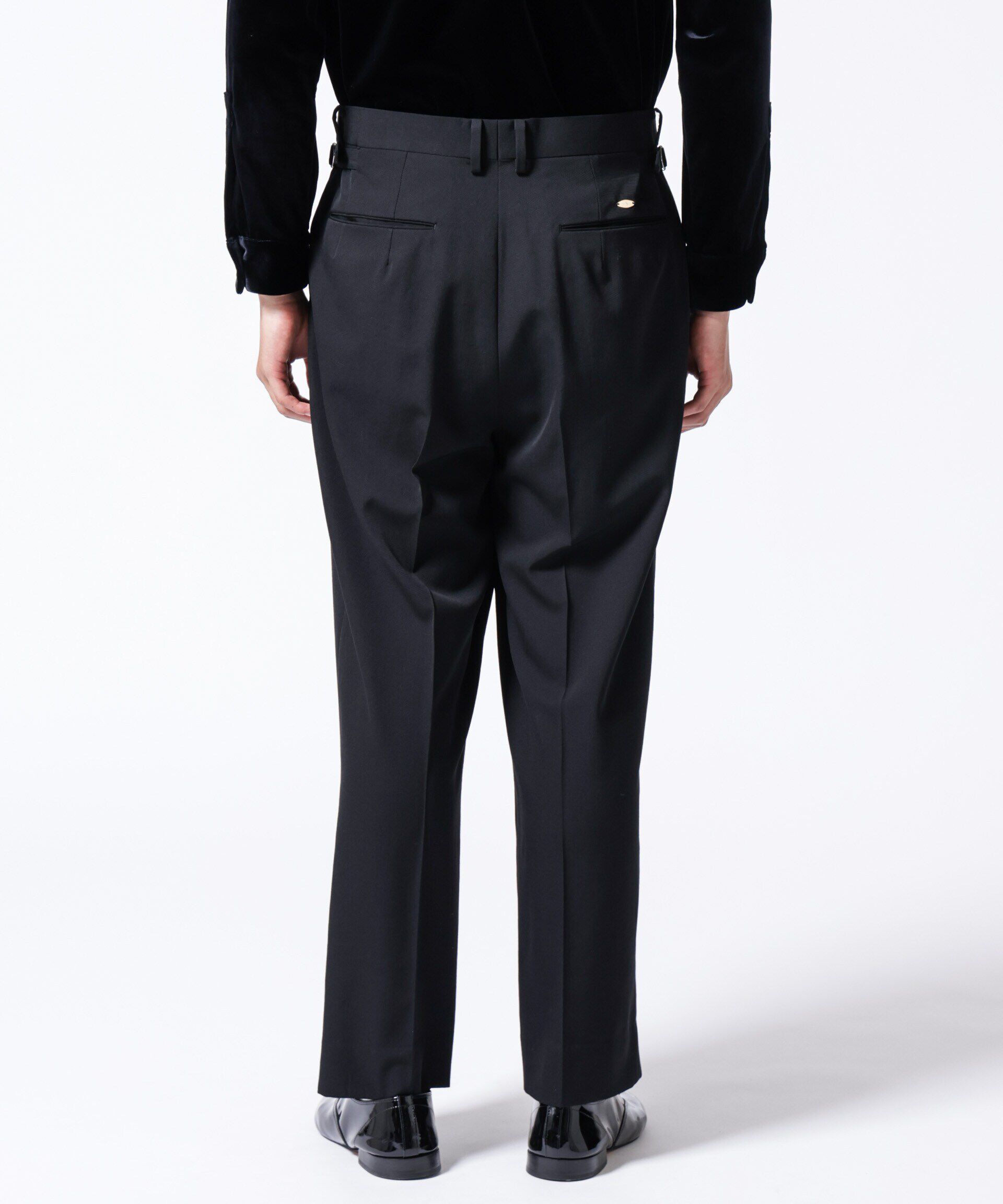nano･universe「「ASSEMBLANC」2/60ウールラップディティールトラウザー(セットアップ可)」|スーツ|