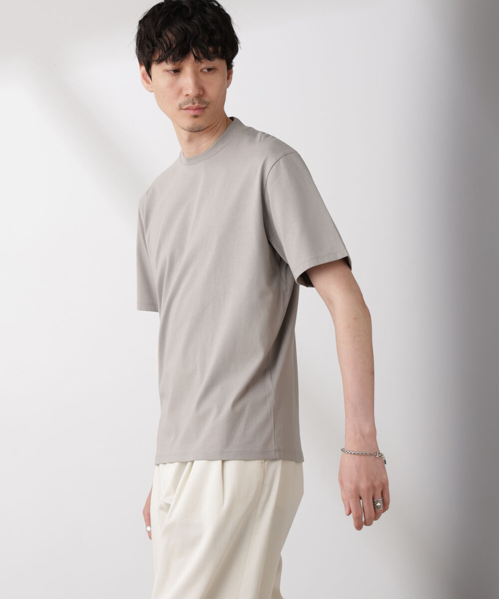 nano･universe「ジャケT(R) クルーネック 半袖」|Tシャツ・カットソー|