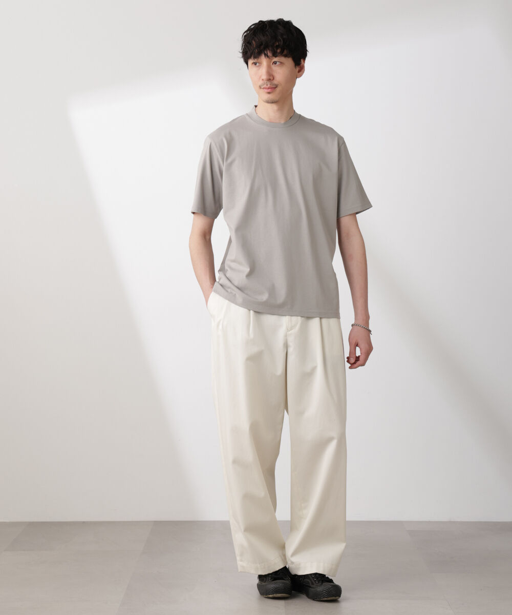 nano･universe「ジャケT(R) クルーネック 半袖」|Tシャツ・カットソー|