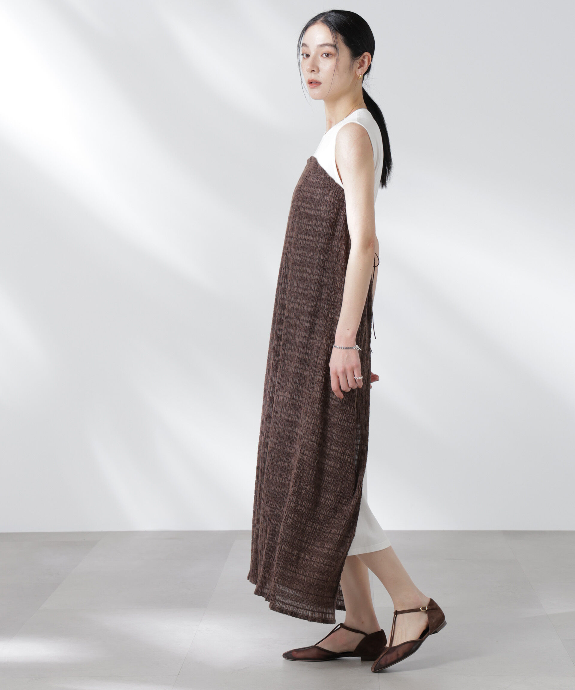 nano･universe「シャーリングベアドッキングカットワンピース」|ワンピース|