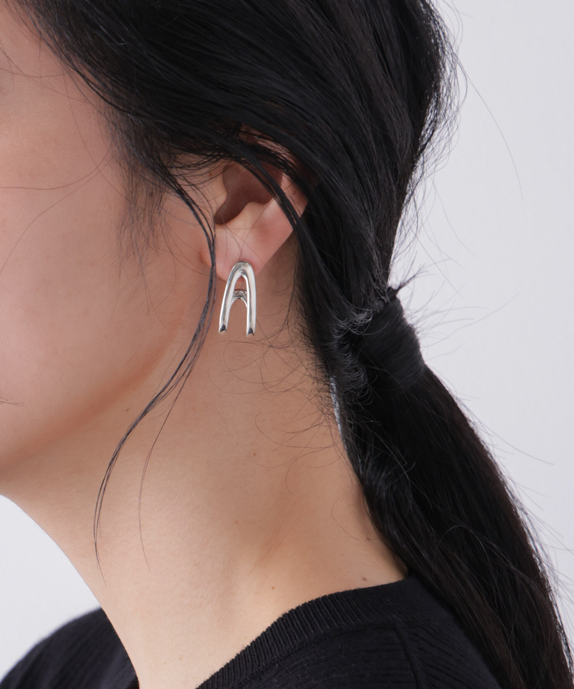nano･universe「PHILIPPE AUDIBERT/Hedda earrings」|ピアス|シルバー