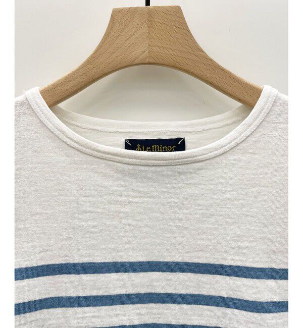 自由区「【洗える】Le minor(ルミノア) ボーダーカットソー」|Tシャツ・カットソー|