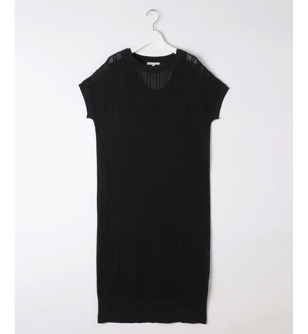 自由区「【ワコールコラボ】【カタログ掲載・洗える】レーシーニット ドレス」|スーツ|