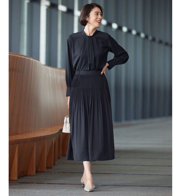 自由区「【人気素材・新色追加・カタログ掲載・セットアップ対応】ライトサテン ブラウス」|シャツ・ブラウス|