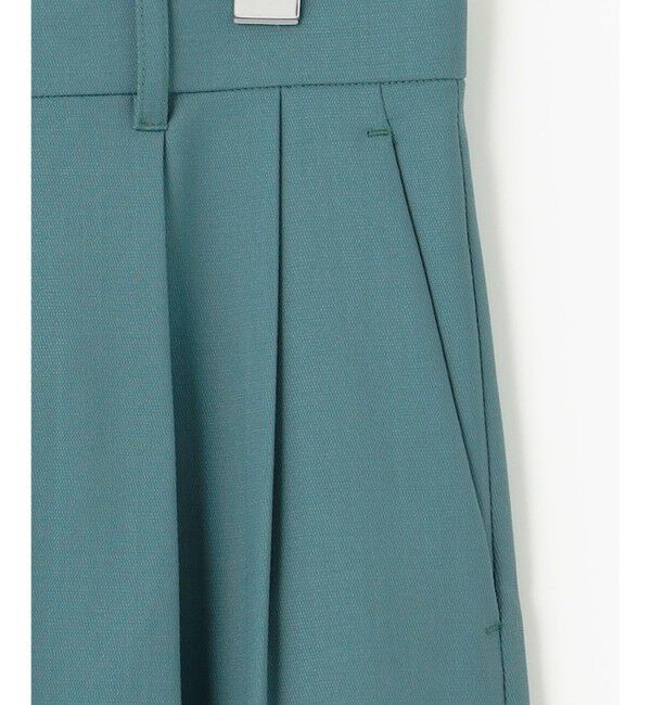 自由区「【洗える】TWラチネストレッチワイドクロップド パンツ」|その他|