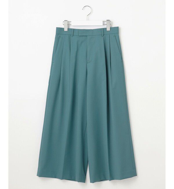 自由区「【洗える】TWラチネストレッチワイドクロップド パンツ」|その他|