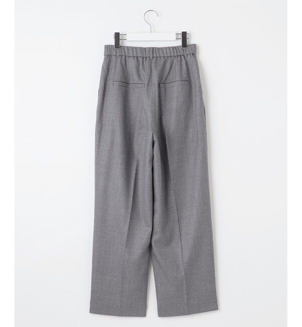 自由区「【洗える】ウォッシャブルウールサキソニーワイド パンツ」|その他|