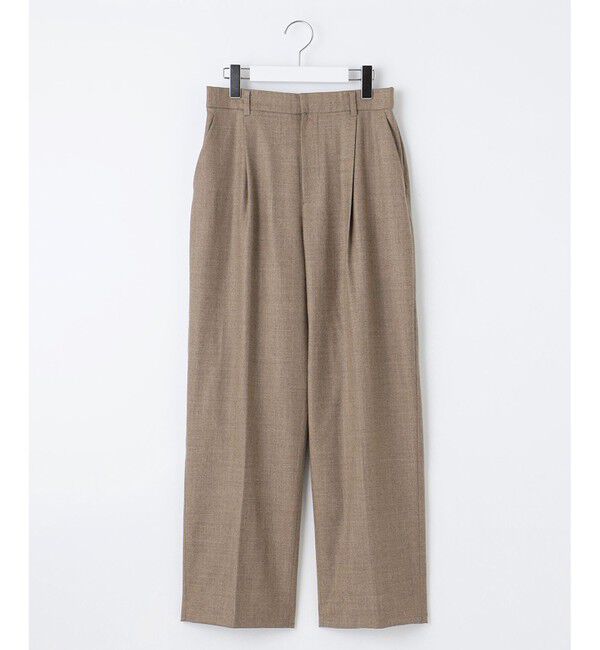 自由区「【洗える】ウォッシャブルウールサキソニーワイド パンツ」|その他|
