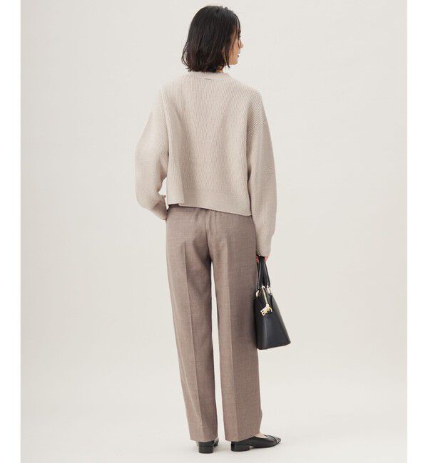 自由区「【洗える】ウォッシャブルウールサキソニーワイド パンツ」|その他|