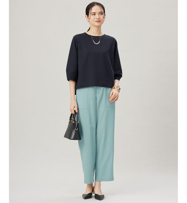 自由区「【セットアップ対応・洗える】ブークレダンボール カットソー」|Tシャツ・カットソー|