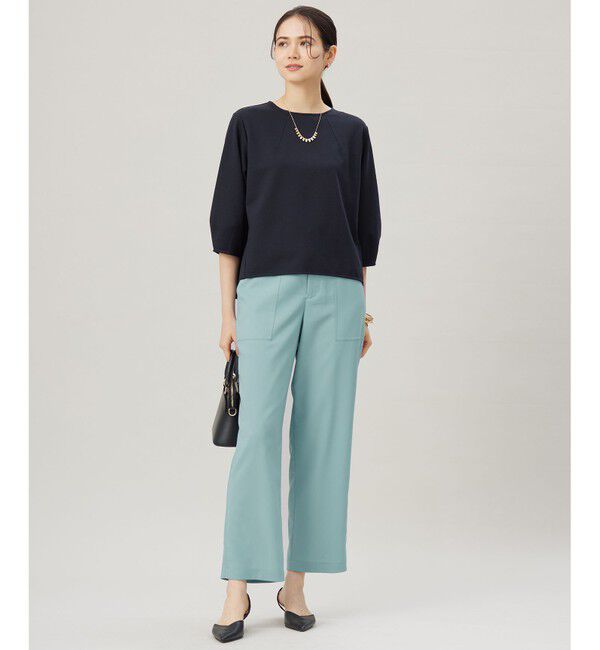 自由区「【セットアップ対応・洗える】ブークレダンボール カットソー」|Tシャツ・カットソー|