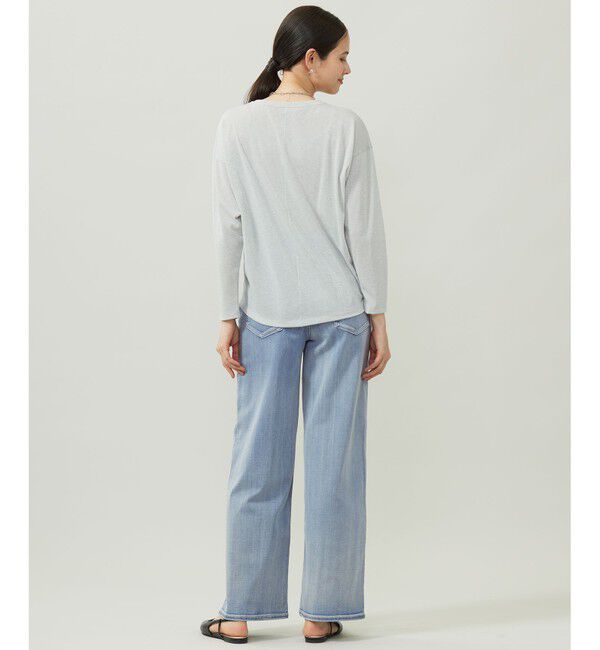 自由区「【カタログ掲載】ラメトリコットジャージー カットソー」|Tシャツ・カットソー|