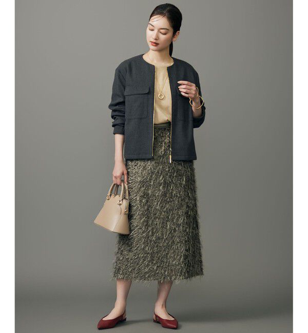 自由区「【カタログ掲載】ラメトリコットジャージー カットソー」|Tシャツ・カットソー|