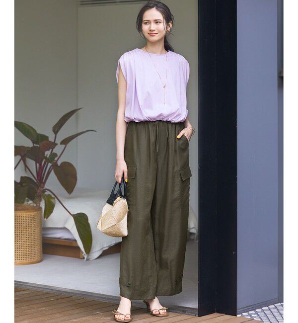 23区「【SLOW/一部店舗限定】ブライトヴィンテージクロス カーゴパンツ」|カーゴ|