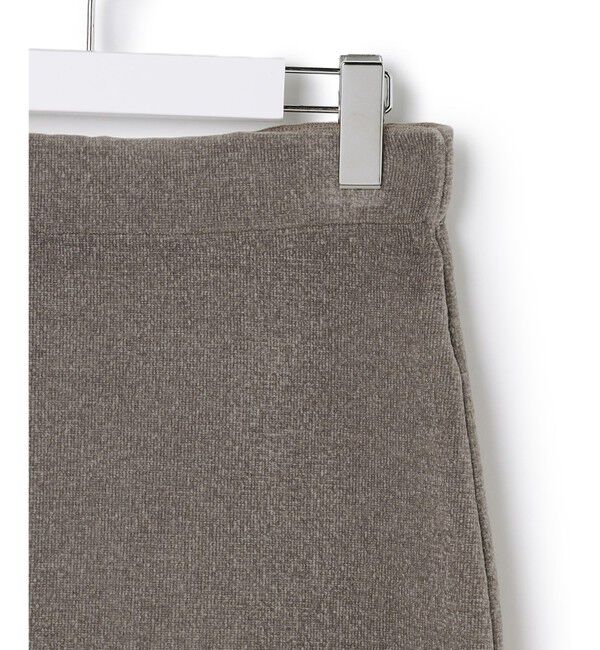 23区「【SLOW/一部店舗限定】ベロア風ニット スカート」|スカート|