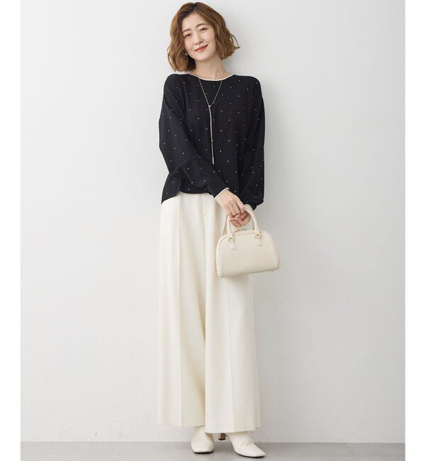 23区「【WEB＆一部店舗限定カラーあり/滝沢眞規子さん着用】クリスタルホットフィット ニット」|ニット・セーター|