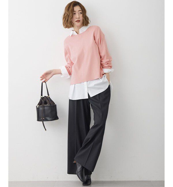 23区「【WEB＆一部店舗限定カラーあり/滝沢眞規子さん着用】クリスタルホットフィット ニット」|ニット・セーター|