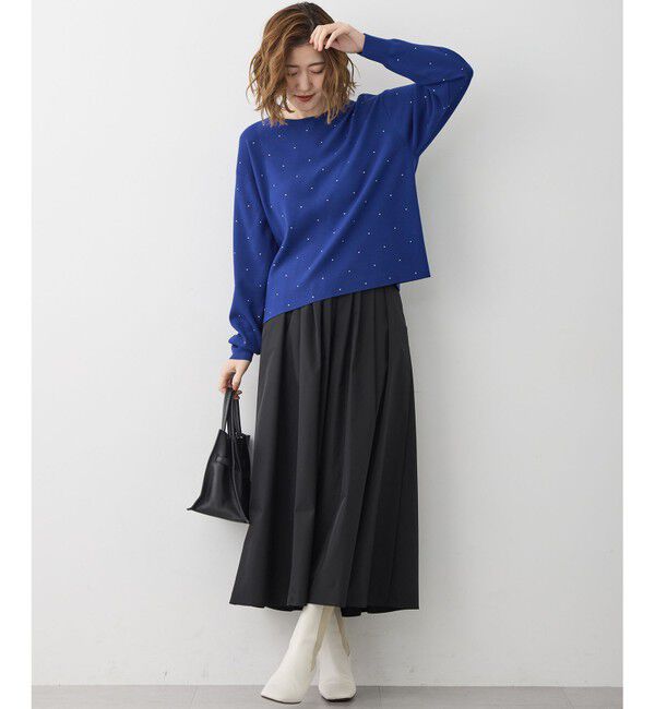 23区「【WEB＆一部店舗限定カラーあり/滝沢眞規子さん着用】クリスタルホットフィット ニット」|ニット・セーター|