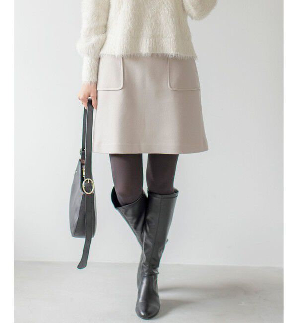 ANY SIS「【セットアップ可】メルトンライク ミニスカート」|スカート|ｱｲﾎﾞﾘｰ