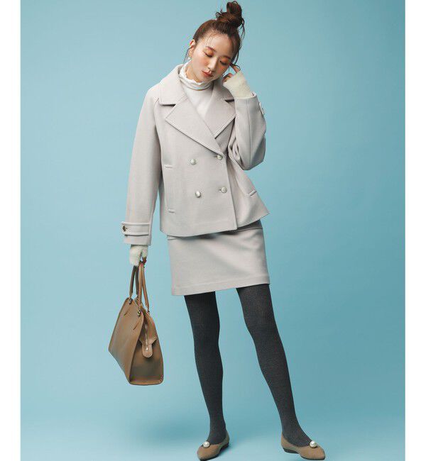 ANY SIS「【セットアップ可】メルトンライク ミニスカート」|スカート|