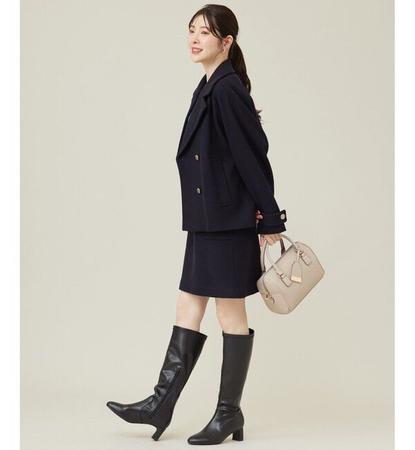 ANY SIS「【セットアップ可】メルトンライク ミニスカート」|スカート|