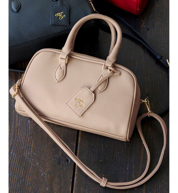 ANY SIS「【2WAY】ミニボストン バッグ」|ボストンバッグ|ベージュ