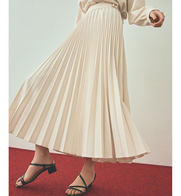 ANY SIS「ウーステッドエステル  プリーツスカート」|スカート|