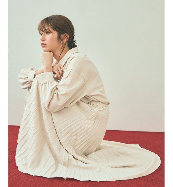 ANY SIS「ウーステッドエステル  プリーツスカート」|スカート|