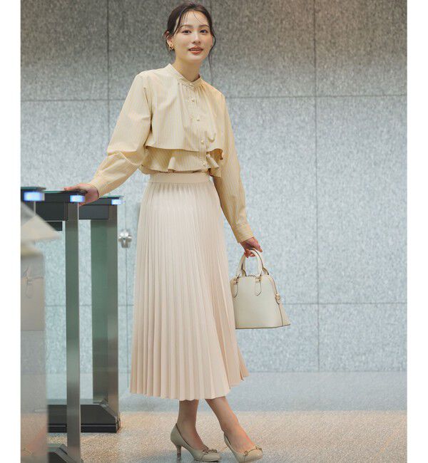 ANY SIS「ウーステッドエステル  プリーツスカート」|スカート|