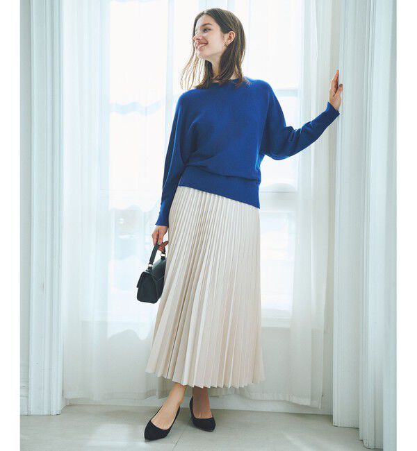 ANY SIS「ウーステッドエステル  プリーツスカート」|スカート|