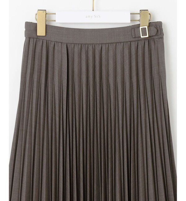 ANY SIS「ウーステッドエステル  プリーツスカート」|スカート|