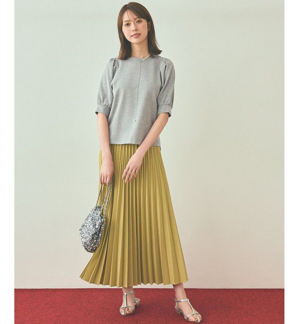ANY SIS「ウーステッドエステル  プリーツスカート」|スカート|