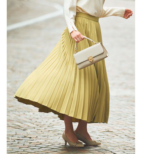 ANY SIS「ウーステッドエステル  プリーツスカート」|スカート|