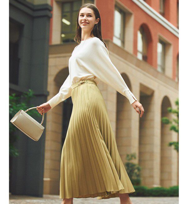 ANY SIS「ウーステッドエステル  プリーツスカート」|スカート|