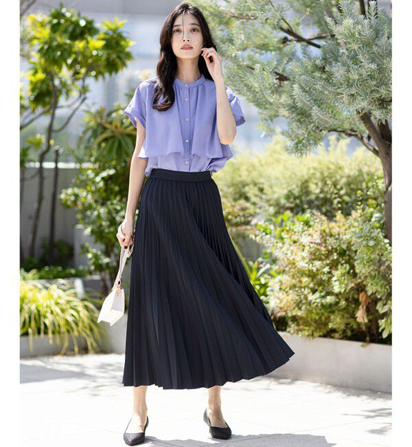 ANY SIS「ウーステッドエステル  プリーツスカート」|スカート|