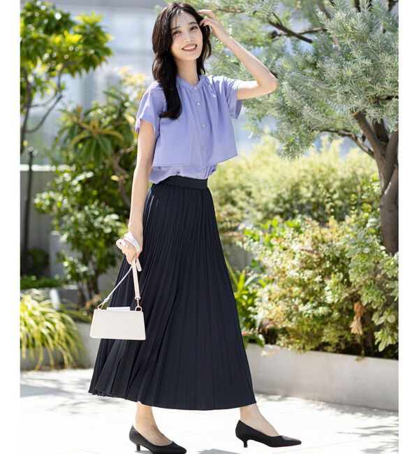 ANY SIS「ウーステッドエステル  プリーツスカート」|スカート|