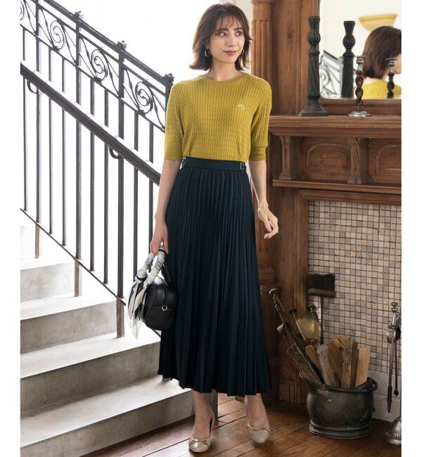 ANY SIS「ウーステッドエステル  プリーツスカート」|スカート|