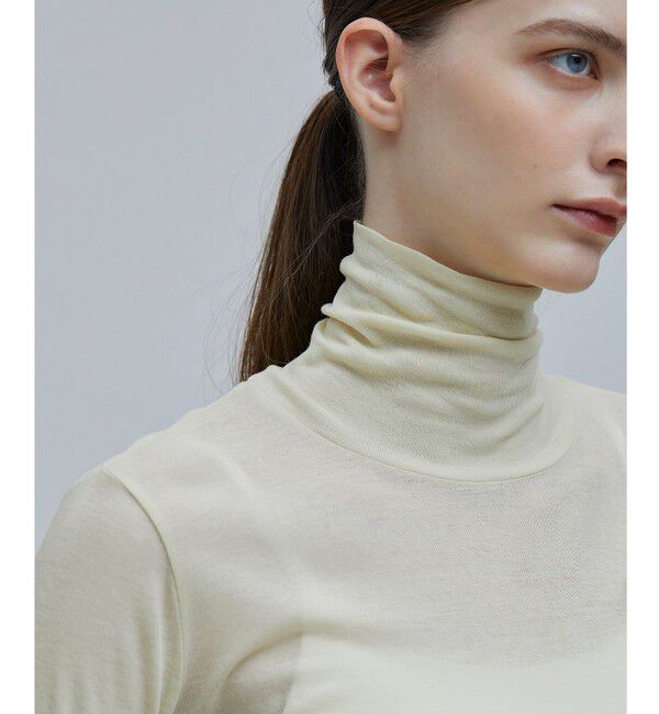 BEIGE,「SORE / ハイネックカットソー」|Tシャツ・カットソー|