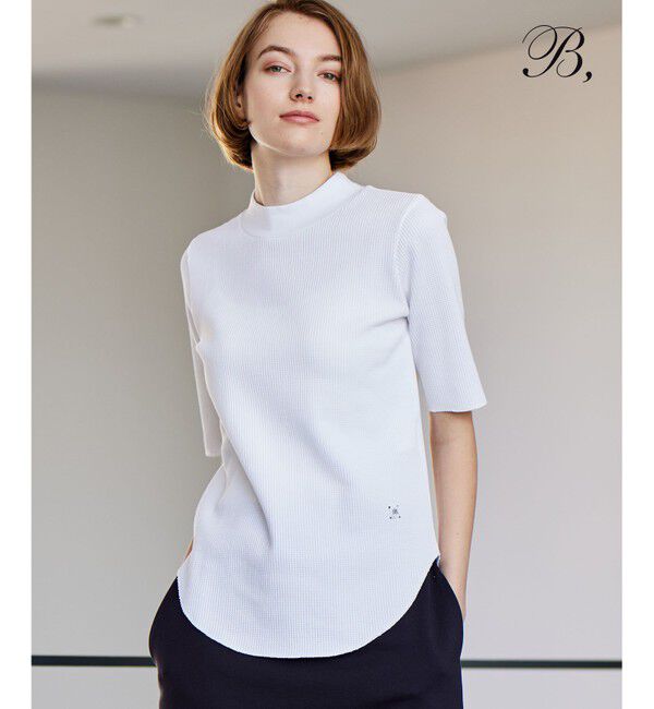 BEIGE,「【B,】COSMOS / 半袖トップス」|Tシャツ・カットソー|White