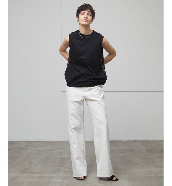 BEIGE,「【洗える】VICTOR / ワイドデニムパンツ」|デニム|