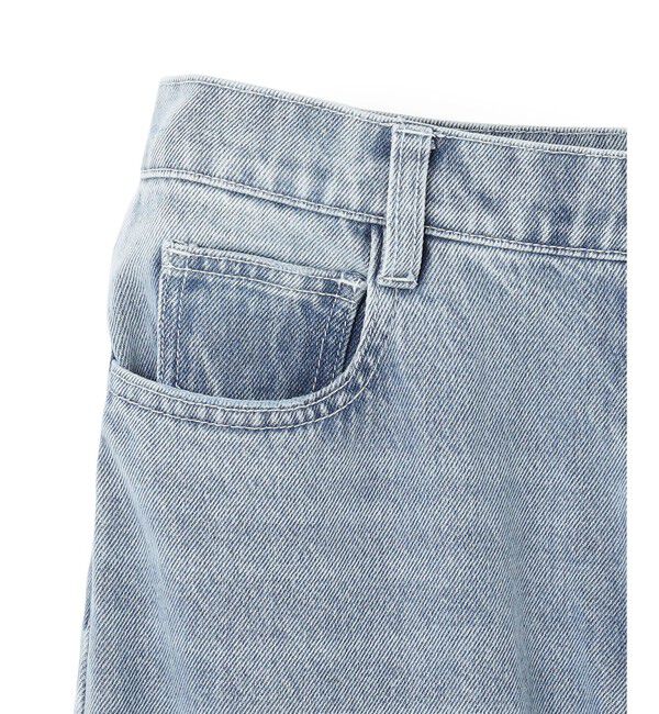 BEIGE,「【洗える】VICTOR / ワイドデニムパンツ」|デニム|