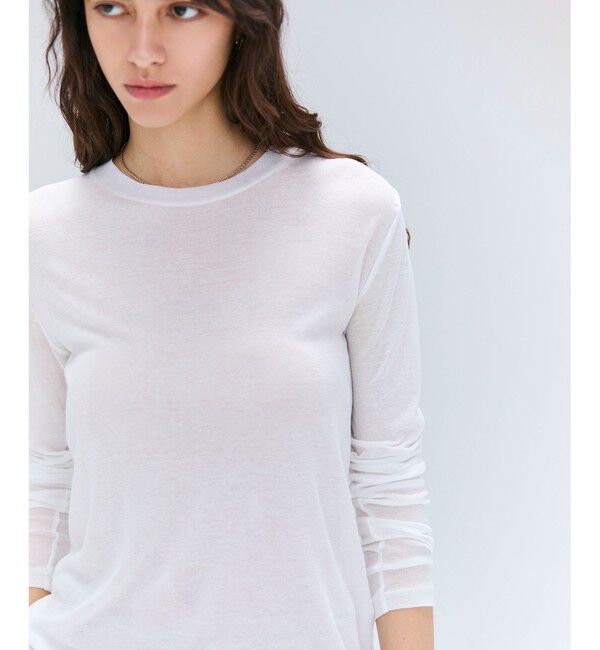 BEIGE,「【洗える】SORE / シアーコットンクルーネックカットソー」|Tシャツ・カットソー|