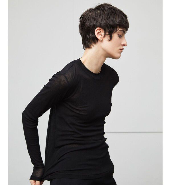 BEIGE,「【洗える】SORE / シアーコットンクルーネックカットソー」|Tシャツ・カットソー|