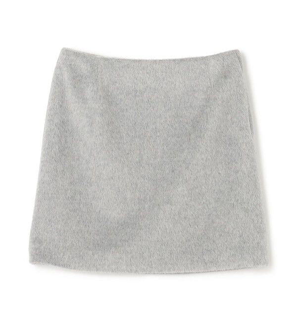 BEIGE,「COURBE / アルパカ混ミニ丈スカート」|スカート|