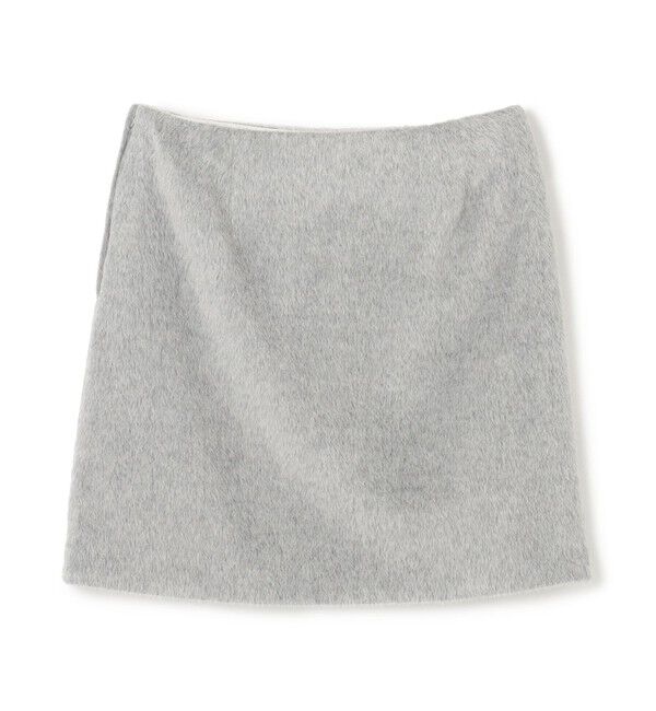 BEIGE,「COURBE / アルパカ混ミニ丈スカート」|スカート|