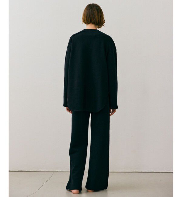 BEIGE,「【BEIGE,ecru/WEB限定・洗える】LOOP BACK / コットンスウェットリブトップス」|スウェット・ジャージ|