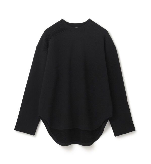 BEIGE,「【BEIGE,ecru/WEB限定・洗える】LOOP BACK / コットンスウェットリブトップス」|スウェット・ジャージ|